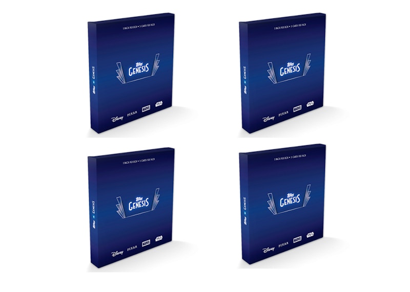 2025 Topps Disney Genesis Hobby Box 4x Lot 2025 US